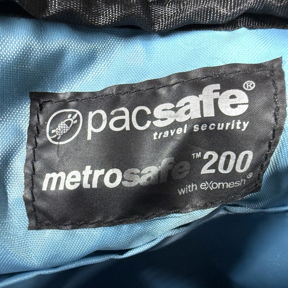 PacSafe Bag MetroSafe 200 Anti-Theft Cross Messenger Travel Unisex Travel Brown - Picture 7 of 13